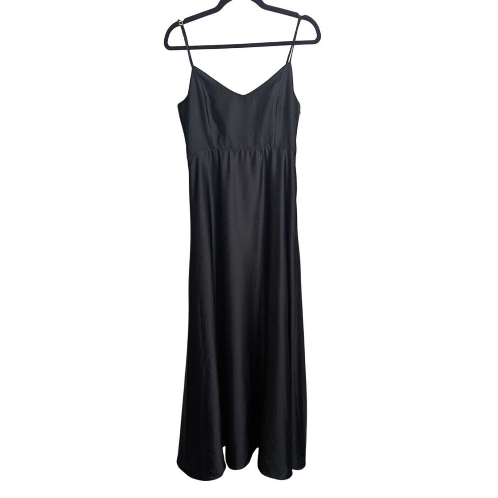 Show Me Your Mumu Faith Satin Maxi Slip Dress Medium Y2K Fairy Grunge Romantic